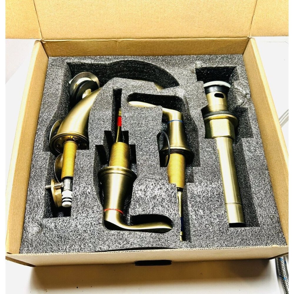 Basin Faucet - Model ( 0QEP7FC7 ) Brushed Gold - New Other